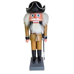 Vintage Erzgebirge German Nutcracker Soldier 10.5" – GDR Handmade Wood